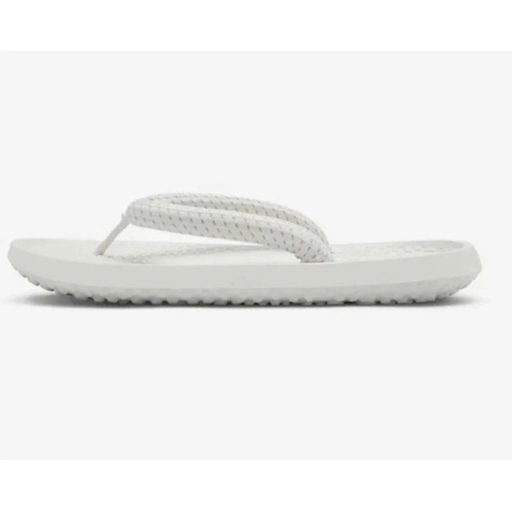 Allbirds Slides Mens Size 10 Sugar Zeffer Flip Flops‎ Unisex White Blizzard NWT - Picture 12 of 13